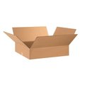 Box Packaging Flat Cardboard Corrugated Boxes, 28"L x 16"W x 5"H, Kraft 28165